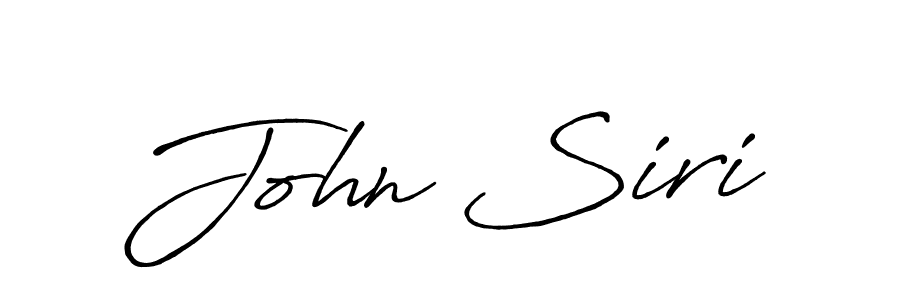 Make a beautiful signature design for name John Siri. With this signature (Antro_Vectra_Bolder) style, you can create a handwritten signature for free. John Siri signature style 7 images and pictures png