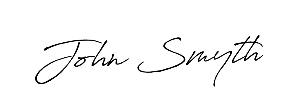 How to make John Smyth signature? Antro_Vectra_Bolder is a professional autograph style. Create handwritten signature for John Smyth name. John Smyth signature style 7 images and pictures png