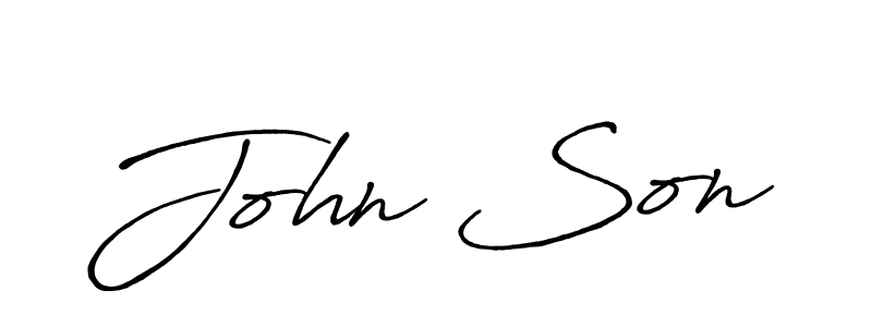 Antro_Vectra_Bolder is a professional signature style that is perfect for those who want to add a touch of class to their signature. It is also a great choice for those who want to make their signature more unique. Get John Son name to fancy signature for free. John Son signature style 7 images and pictures png