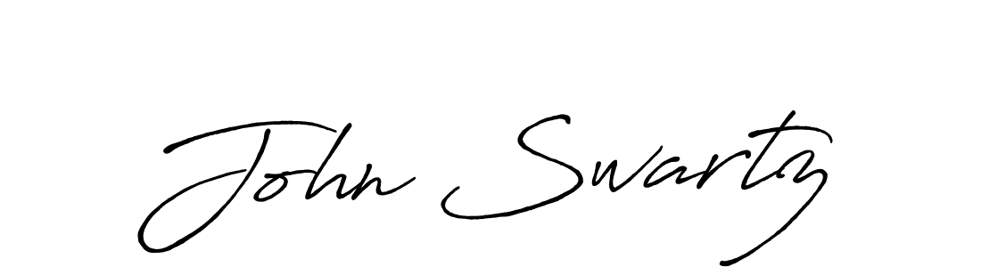 Make a beautiful signature design for name John Swartz. With this signature (Antro_Vectra_Bolder) style, you can create a handwritten signature for free. John Swartz signature style 7 images and pictures png