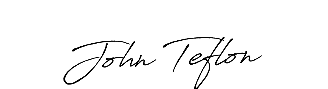 Use a signature maker to create a handwritten signature online. With this signature software, you can design (Antro_Vectra_Bolder) your own signature for name John Teflon. John Teflon signature style 7 images and pictures png