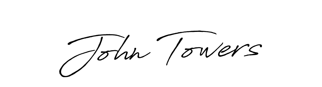 Use a signature maker to create a handwritten signature online. With this signature software, you can design (Antro_Vectra_Bolder) your own signature for name John Towers. John Towers signature style 7 images and pictures png
