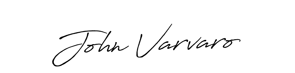 How to make John Varvaro name signature. Use Antro_Vectra_Bolder style for creating short signs online. This is the latest handwritten sign. John Varvaro signature style 7 images and pictures png