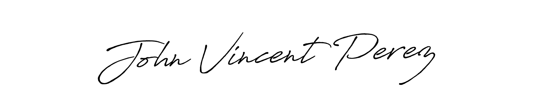 Also You can easily find your signature by using the search form. We will create John Vincent Perez name handwritten signature images for you free of cost using Antro_Vectra_Bolder sign style. John Vincent Perez signature style 7 images and pictures png