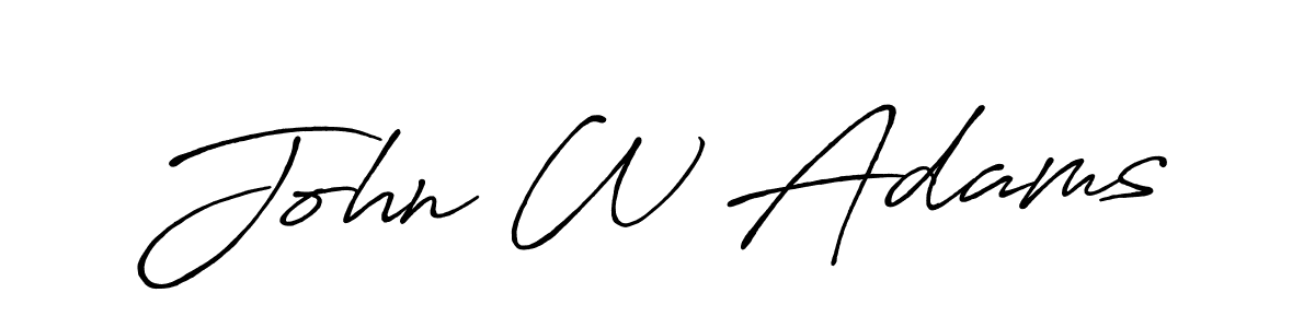 Make a beautiful signature design for name John W Adams. Use this online signature maker to create a handwritten signature for free. John W Adams signature style 7 images and pictures png