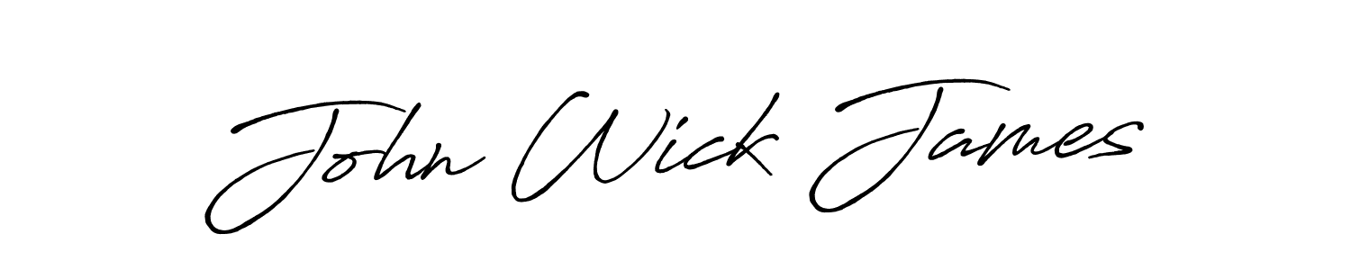 Create a beautiful signature design for name John Wick James. With this signature (Antro_Vectra_Bolder) fonts, you can make a handwritten signature for free. John Wick James signature style 7 images and pictures png