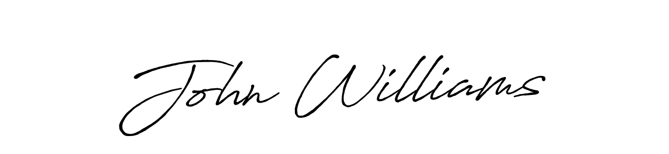 Create a beautiful signature design for name John Williams. With this signature (Antro_Vectra_Bolder) fonts, you can make a handwritten signature for free. John Williams signature style 7 images and pictures png