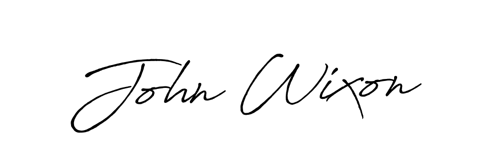 Use a signature maker to create a handwritten signature online. With this signature software, you can design (Antro_Vectra_Bolder) your own signature for name John Wixon. John Wixon signature style 7 images and pictures png