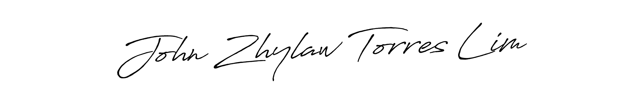 Make a beautiful signature design for name John Zhylaw Torres Lim. With this signature (Antro_Vectra_Bolder) style, you can create a handwritten signature for free. John Zhylaw Torres Lim signature style 7 images and pictures png