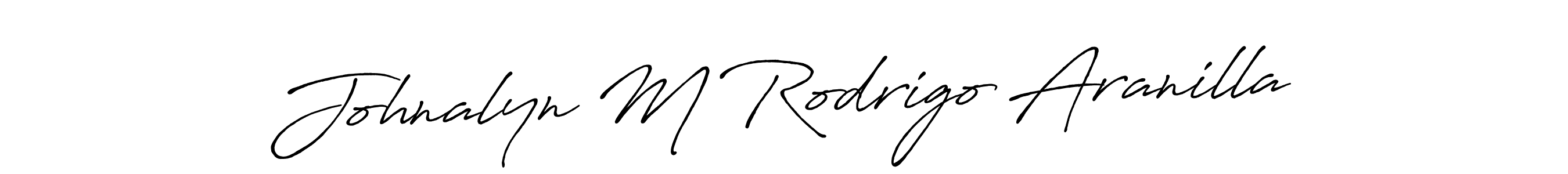 Johnalyn M Rodrigo Aranilla stylish signature style. Best Handwritten Sign (Antro_Vectra_Bolder) for my name. Handwritten Signature Collection Ideas for my name Johnalyn M Rodrigo Aranilla. Johnalyn M Rodrigo Aranilla signature style 7 images and pictures png