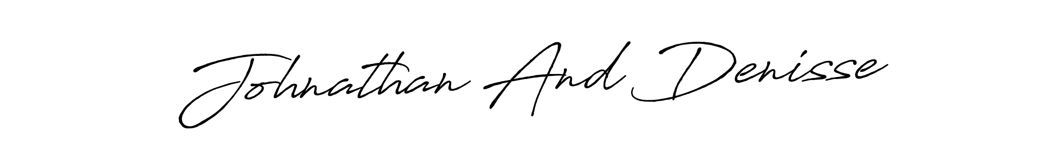 It looks lik you need a new signature style for name Johnathan And Denisse. Design unique handwritten (Antro_Vectra_Bolder) signature with our free signature maker in just a few clicks. Johnathan And Denisse signature style 7 images and pictures png