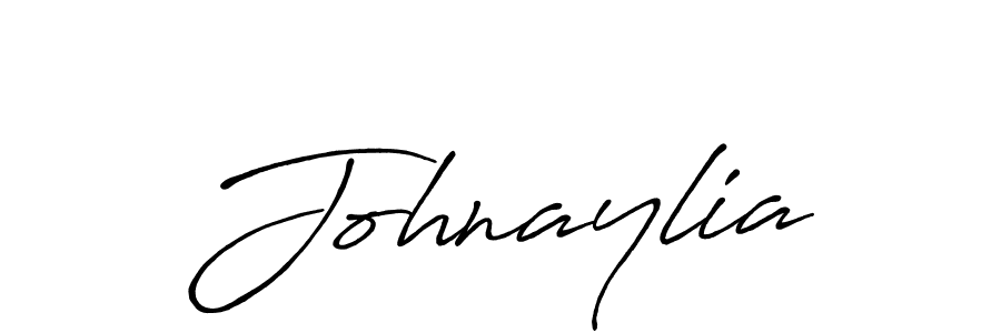 How to make Johnaylia signature? Antro_Vectra_Bolder is a professional autograph style. Create handwritten signature for Johnaylia name. Johnaylia signature style 7 images and pictures png