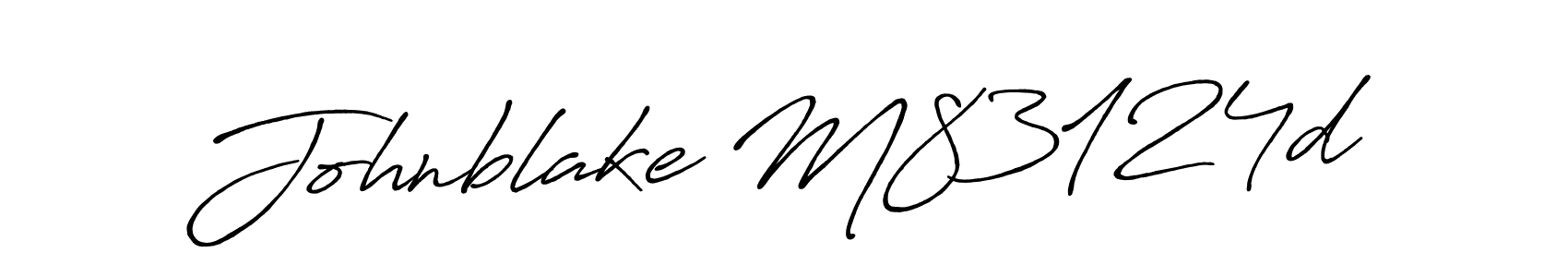 Johnblake M83124d stylish signature style. Best Handwritten Sign (Antro_Vectra_Bolder) for my name. Handwritten Signature Collection Ideas for my name Johnblake M83124d. Johnblake M83124d signature style 7 images and pictures png