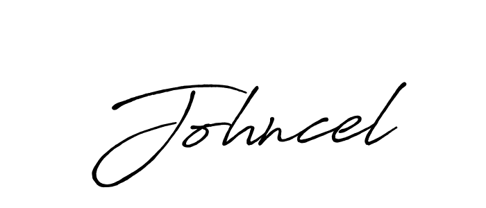 Once you've used our free online signature maker to create your best signature Antro_Vectra_Bolder style, it's time to enjoy all of the benefits that Johncel name signing documents. Johncel signature style 7 images and pictures png