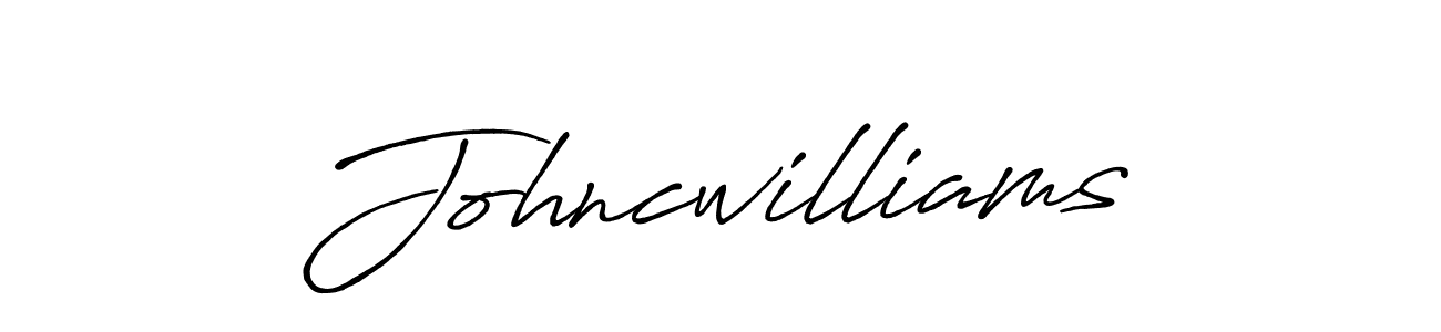 Also we have Johncwilliams name is the best signature style. Create professional handwritten signature collection using Antro_Vectra_Bolder autograph style. Johncwilliams signature style 7 images and pictures png