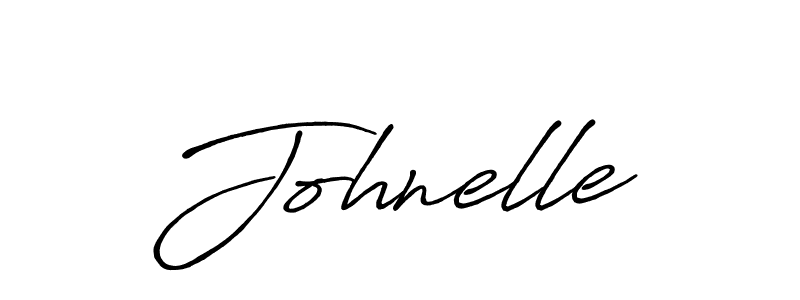 Johnelle stylish signature style. Best Handwritten Sign (Antro_Vectra_Bolder) for my name. Handwritten Signature Collection Ideas for my name Johnelle. Johnelle signature style 7 images and pictures png