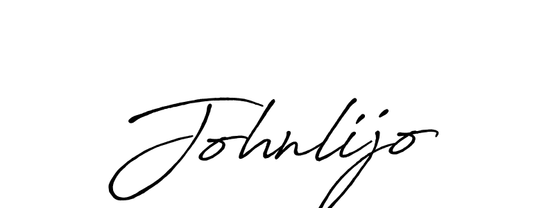 if you are searching for the best signature style for your name Johnlijo. so please give up your signature search. here we have designed multiple signature styles  using Antro_Vectra_Bolder. Johnlijo signature style 7 images and pictures png