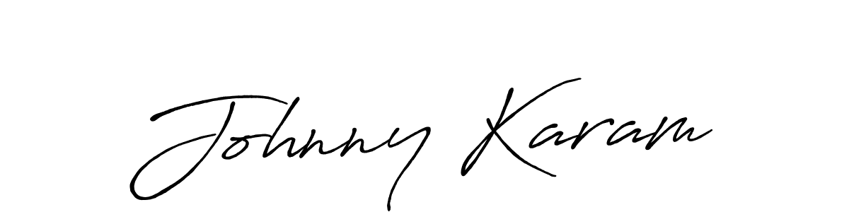 How to Draw Johnny Karam signature style? Antro_Vectra_Bolder is a latest design signature styles for name Johnny Karam. Johnny Karam signature style 7 images and pictures png