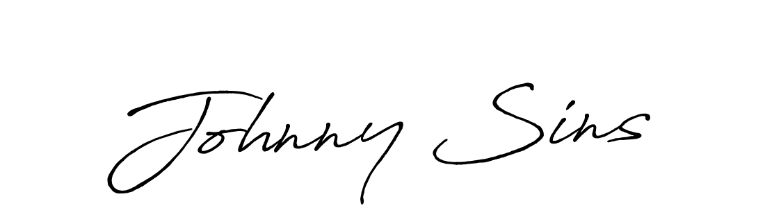 You should practise on your own different ways (Antro_Vectra_Bolder) to write your name (Johnny Sins) in signature. don't let someone else do it for you. Johnny Sins signature style 7 images and pictures png