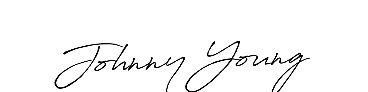 You should practise on your own different ways (Antro_Vectra_Bolder) to write your name (Johnny Young) in signature. don't let someone else do it for you. Johnny Young signature style 7 images and pictures png