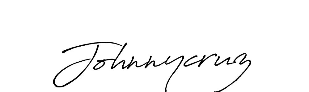 Design your own signature with our free online signature maker. With this signature software, you can create a handwritten (Antro_Vectra_Bolder) signature for name Johnnycruz. Johnnycruz signature style 7 images and pictures png