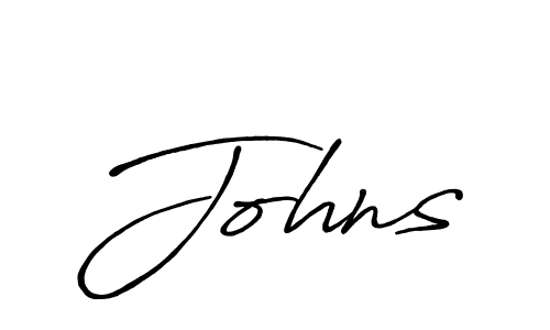 Johns stylish signature style. Best Handwritten Sign (Antro_Vectra_Bolder) for my name. Handwritten Signature Collection Ideas for my name Johns. Johns signature style 7 images and pictures png