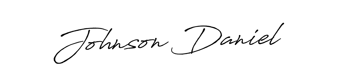 Design your own signature with our free online signature maker. With this signature software, you can create a handwritten (Antro_Vectra_Bolder) signature for name Johnson Daniel. Johnson Daniel signature style 7 images and pictures png