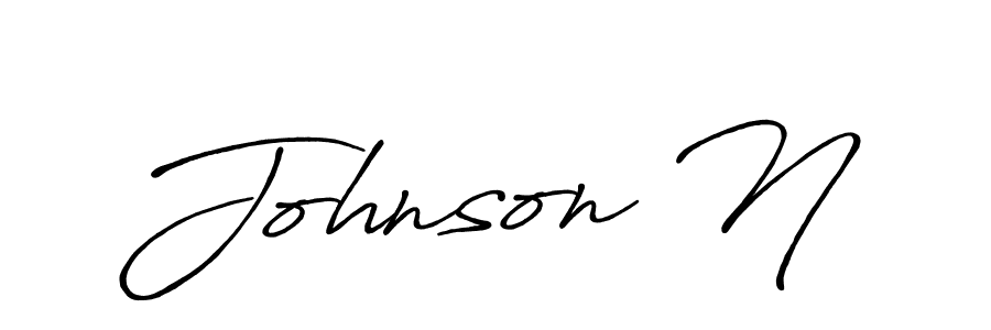 Similarly Antro_Vectra_Bolder is the best handwritten signature design. Signature creator online .You can use it as an online autograph creator for name Johnson N. Johnson N signature style 7 images and pictures png