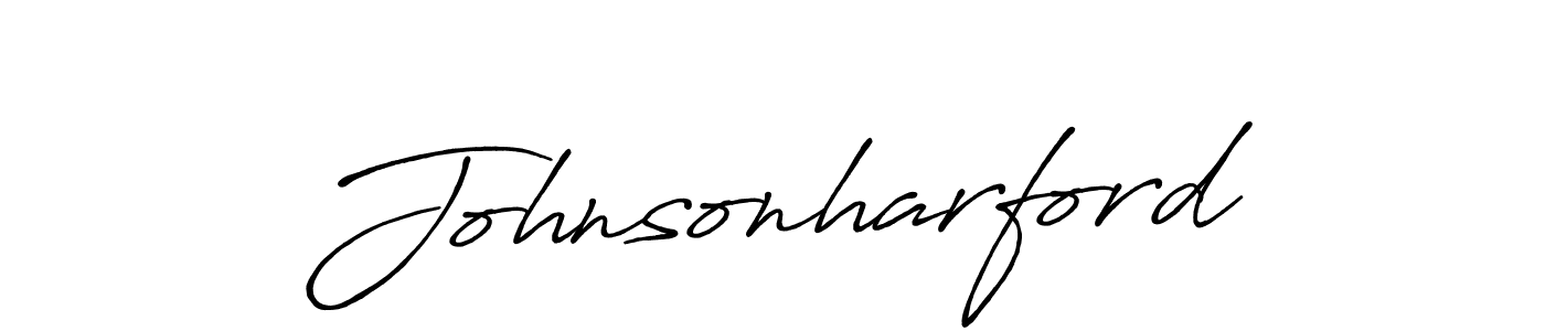 Create a beautiful signature design for name Johnsonharford. With this signature (Antro_Vectra_Bolder) fonts, you can make a handwritten signature for free. Johnsonharford signature style 7 images and pictures png