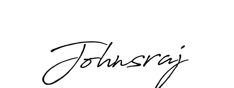 Design your own signature with our free online signature maker. With this signature software, you can create a handwritten (Antro_Vectra_Bolder) signature for name Johnsraj. Johnsraj signature style 7 images and pictures png