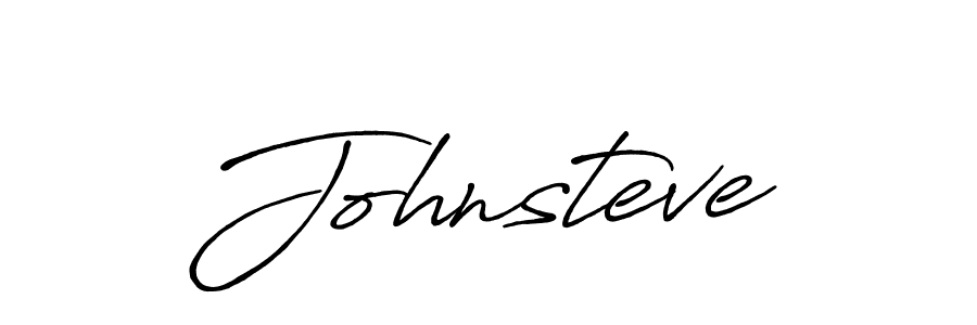 Johnsteve stylish signature style. Best Handwritten Sign (Antro_Vectra_Bolder) for my name. Handwritten Signature Collection Ideas for my name Johnsteve. Johnsteve signature style 7 images and pictures png