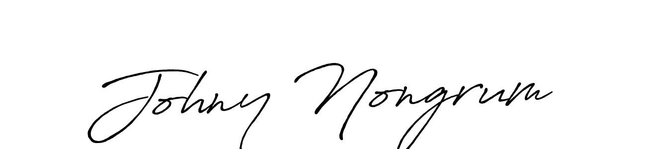 Make a beautiful signature design for name Johny Nongrum. Use this online signature maker to create a handwritten signature for free. Johny Nongrum signature style 7 images and pictures png