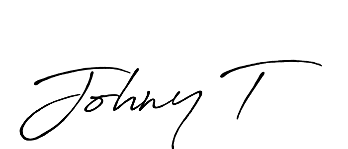 It looks lik you need a new signature style for name Johny T. Design unique handwritten (Antro_Vectra_Bolder) signature with our free signature maker in just a few clicks. Johny T signature style 7 images and pictures png