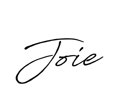 Create a beautiful signature design for name Joie. With this signature (Antro_Vectra_Bolder) fonts, you can make a handwritten signature for free. Joie signature style 7 images and pictures png