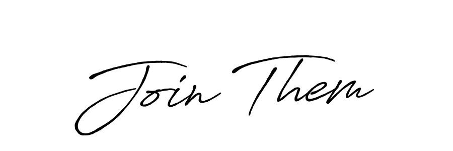 See photos of Join Them official signature by Spectra . Check more albums & portfolios. Read reviews & check more about Antro_Vectra_Bolder font. Join Them signature style 7 images and pictures png