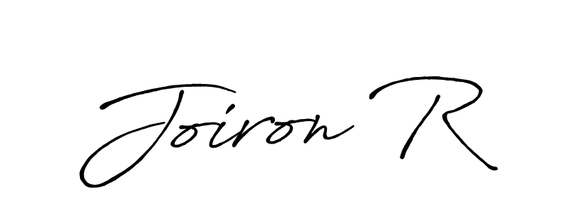 How to make Joiron R signature? Antro_Vectra_Bolder is a professional autograph style. Create handwritten signature for Joiron R name. Joiron R signature style 7 images and pictures png