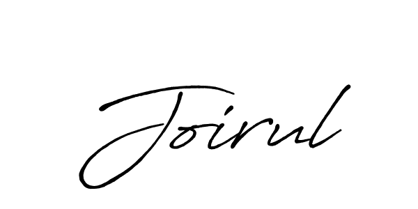 How to make Joirul name signature. Use Antro_Vectra_Bolder style for creating short signs online. This is the latest handwritten sign. Joirul signature style 7 images and pictures png