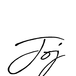 Design your own signature with our free online signature maker. With this signature software, you can create a handwritten (Antro_Vectra_Bolder) signature for name Joj. Joj signature style 7 images and pictures png