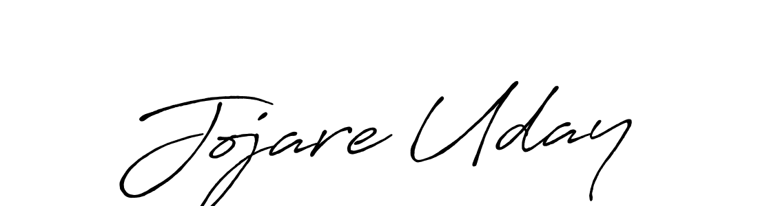 Make a beautiful signature design for name Jojare Uday. With this signature (Antro_Vectra_Bolder) style, you can create a handwritten signature for free. Jojare Uday signature style 7 images and pictures png