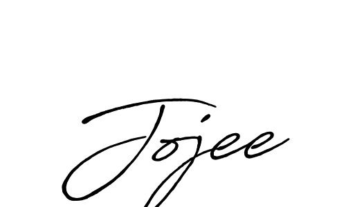Jojee stylish signature style. Best Handwritten Sign (Antro_Vectra_Bolder) for my name. Handwritten Signature Collection Ideas for my name Jojee. Jojee signature style 7 images and pictures png