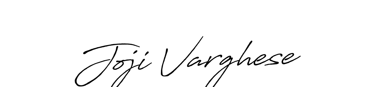 How to make Joji Varghese name signature. Use Antro_Vectra_Bolder style for creating short signs online. This is the latest handwritten sign. Joji Varghese signature style 7 images and pictures png