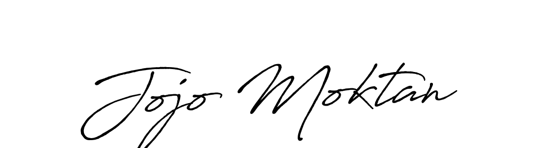 How to make Jojo Moktan signature? Antro_Vectra_Bolder is a professional autograph style. Create handwritten signature for Jojo Moktan name. Jojo Moktan signature style 7 images and pictures png