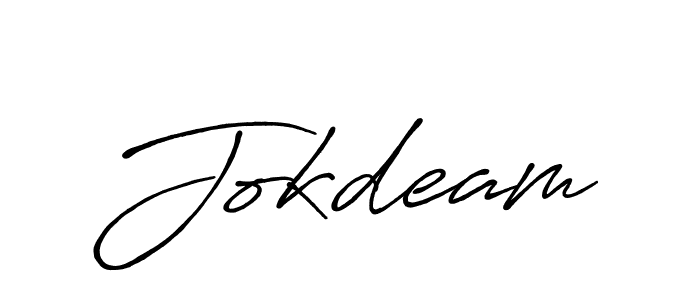 You can use this online signature creator to create a handwritten signature for the name Jokdeam. This is the best online autograph maker. Jokdeam signature style 7 images and pictures png