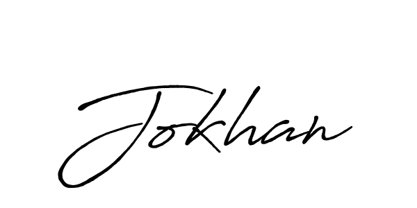 Jokhan stylish signature style. Best Handwritten Sign (Antro_Vectra_Bolder) for my name. Handwritten Signature Collection Ideas for my name Jokhan. Jokhan signature style 7 images and pictures png