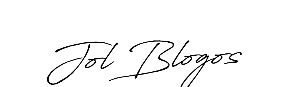 Design your own signature with our free online signature maker. With this signature software, you can create a handwritten (Antro_Vectra_Bolder) signature for name Jol Blogos. Jol Blogos signature style 7 images and pictures png