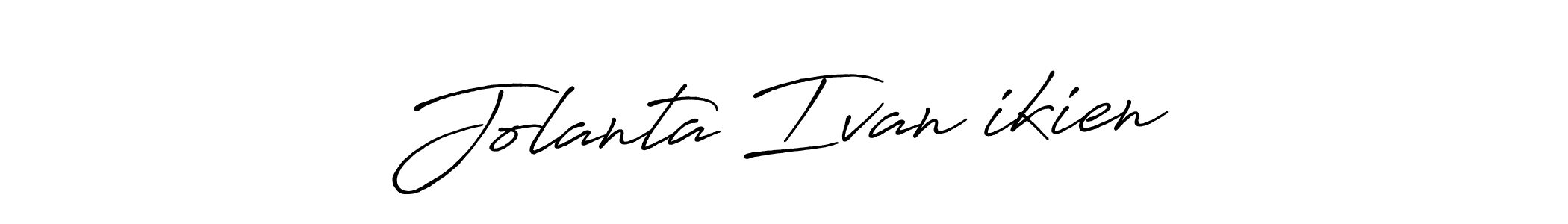 Use a signature maker to create a handwritten signature online. With this signature software, you can design (Antro_Vectra_Bolder) your own signature for name Jolanta Ivančikienė. Jolanta Ivančikienė signature style 7 images and pictures png