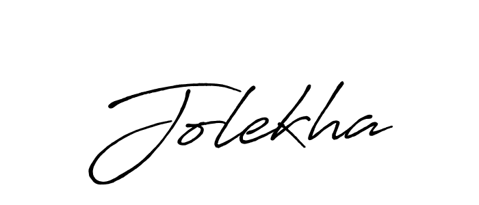 You can use this online signature creator to create a handwritten signature for the name Jolekha. This is the best online autograph maker. Jolekha signature style 7 images and pictures png