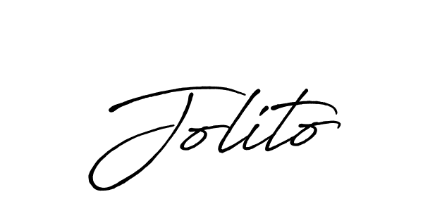 if you are searching for the best signature style for your name Jolito. so please give up your signature search. here we have designed multiple signature styles  using Antro_Vectra_Bolder. Jolito signature style 7 images and pictures png