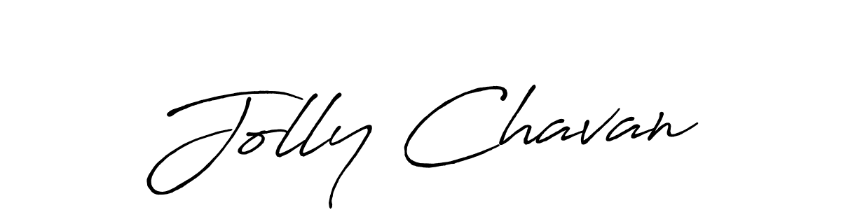 How to make Jolly Chavan signature? Antro_Vectra_Bolder is a professional autograph style. Create handwritten signature for Jolly Chavan name. Jolly Chavan signature style 7 images and pictures png