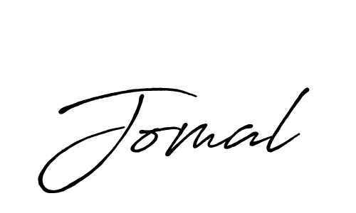 Create a beautiful signature design for name Jomal. With this signature (Antro_Vectra_Bolder) fonts, you can make a handwritten signature for free. Jomal signature style 7 images and pictures png